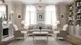 French Elegance in Living Room