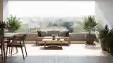 Scandinavian Terrace with Wood