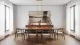 Dining Room z Drewna i Srebra
