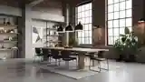 Loftowa Sala Jedzeniowa