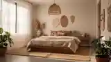 Wysoki styl boho w sypialni