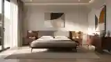 Sunlit Mid Century Modern Bedroom