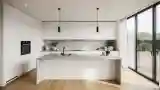 Minimalist Kitchen with Concrete
