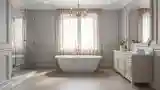 Luxurious White Marble Bathroom
