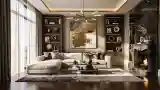 Luxurious Dining Room with Marble
