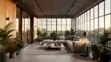Wysoki Loft z Terrasą