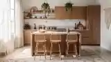 Minimalist Kitchen with Natural Materials