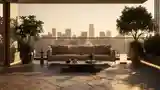 Glamour Terrace with Urban Views