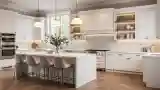 Kuchnia elegancji w marmurze i drewnie