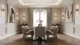 Jadalnia w stylu klasyki nowoczesnej