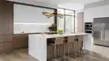 Modern Luxus Kuchnia z Marmurem