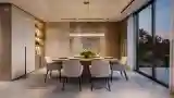 Dining Room with Natural Textures