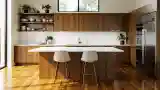 Mid-Century Modern Kitchen with Wood