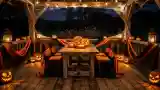 Wooden Terrace for Halloween