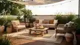 Bohemian Terrace with Rattan