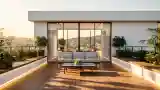 Mid-Century Modern Terrace Elegance