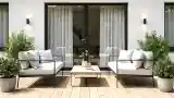 Minimalist Terrace with Elegant Serenity