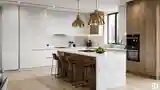 Modern Luxus Kuchnia z Marmurami