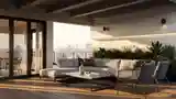Concrete and Wood Loft Terrace