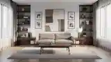 Modern Lounge with Wood and Textures