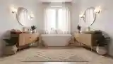 Classic Bathroom with Wood