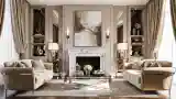 Prestiżowy salon w kolorze złota