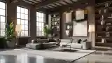 Industrial Loft Living Room