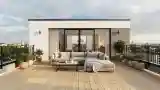 Terrasa Scandynijska z Drewnem