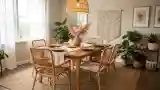 Jadalnia w stylu boho naturalnym