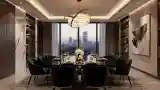 Luxurious Dining Room with Marble