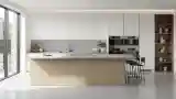 Minimalist Kitchen with Wood Accents