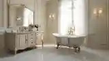 Klasyczna łazienka w stylu francuskim