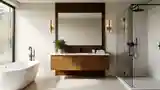 Mid Century Modern Bath Elegance