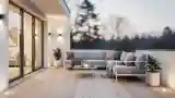 Balkon w stylu minimalistycznym