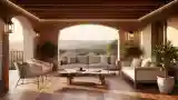 Luxurious Rustic Terrace Lounge