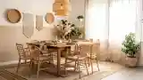 Bohemian Dining Room with Textured Warmth