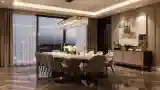 Glamorous Dining Room in Marble