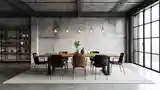 High-End Industrial Dining Room