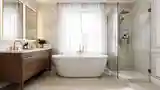 Luksusowy Biały Marmurowy Prysznic