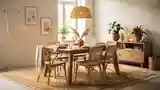 Elegancka Sala Do Jadalni Boho