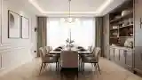Wnętrze Jadalnia W Nowoczesnym Stylu Klasycznym