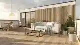 Scandinavian Terrace with Wood