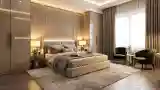 Sunlit Bedroom with Luxurious Textures