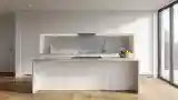 Minimalist Kitchen with Marble Countertops