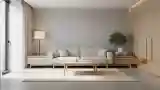 Modern Living Room with Warm Light