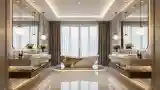 Minimalist Luxury Spa Bathroom