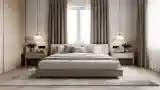 Sufit drewniany w pokoju spa