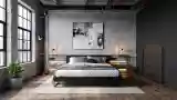 Refined Industrial Bedroom