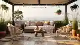 Boho Taras z Wizytą