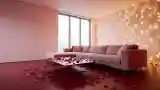Minimalist Living Room with Ambient Lighting